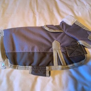 Hunter Insulated Lavender/Gray Winter Dog Coat (10” Length)